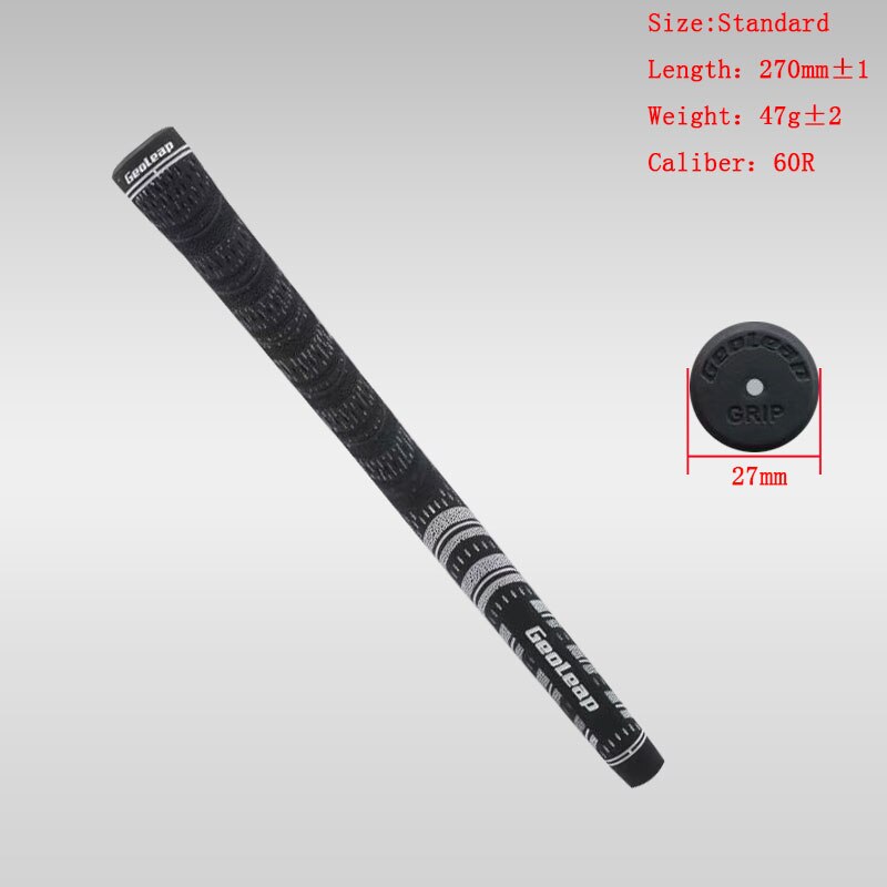 Golf grips Multi Compound standard 10pcs/lot 5 colors golf clubs tour grips: Black