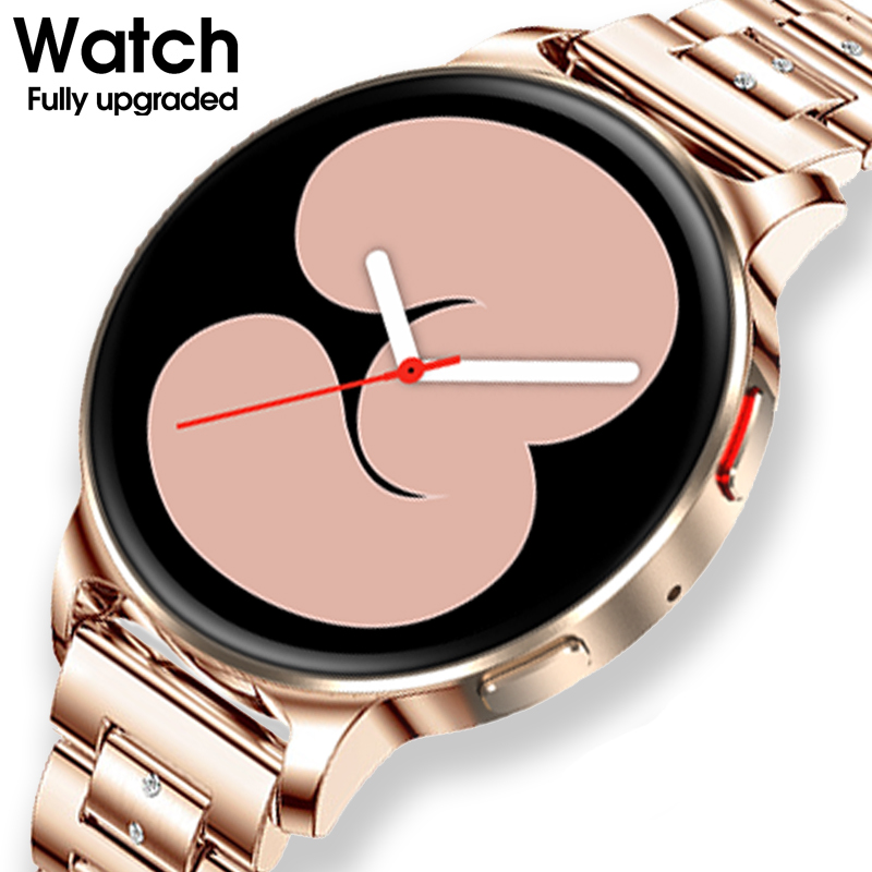 Vrouwen Smartwatch Full Touch Screen Ondersteuning Dial Call Hartslag Bloeddruk Smart Horloge Mannen Voor Samsung Android Horloge Vrouwen