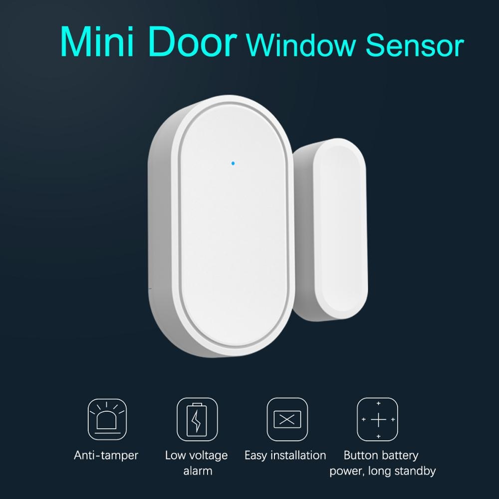 ZONAN D30 Mini 433MHz Wireless Window Door Sensor for Home Burglar Security Alarm System Remote Control Door Lock Android Ios