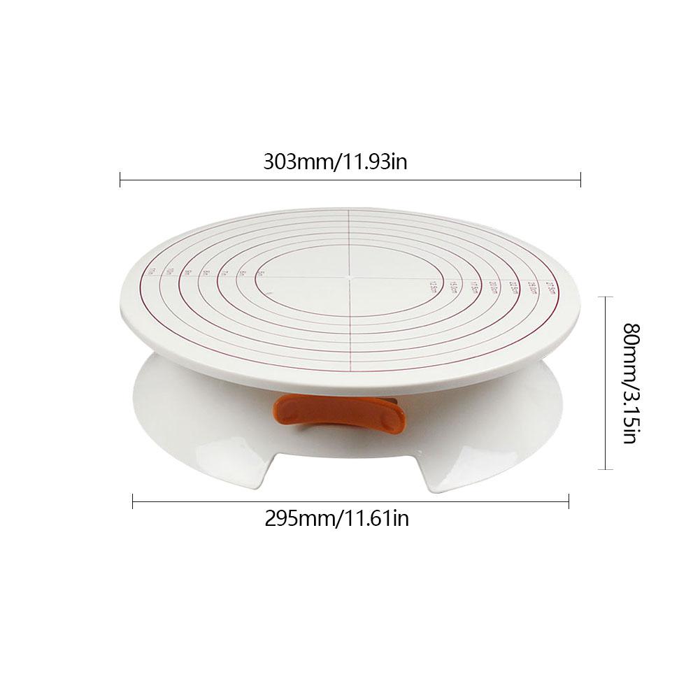 Snap Buckle Fixable Cake Turntable Stand Light Stable Cake Turntable DIY ABS Turntable Baking Cake Decorating Tools