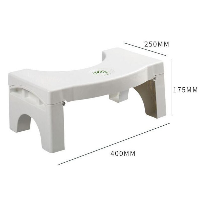 Squatting Stool Toilet Bathroom Anti Constipation For Kids Non-slip Foldable Plastic Footstool Squat Proper Posture Portable for: Default Title