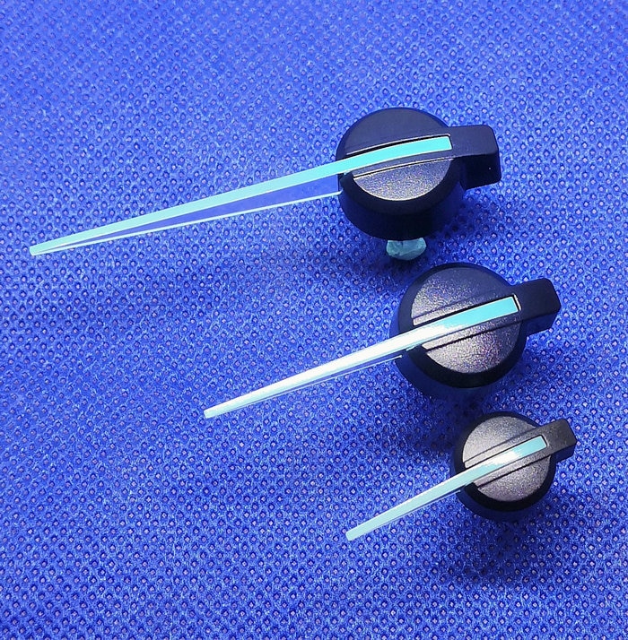 0.98mm hole 1pc blue Universal 20 32 46MM Auto Car Motorcycle Instrument Speedometer Speedo Needles Pointers for Volvo v50