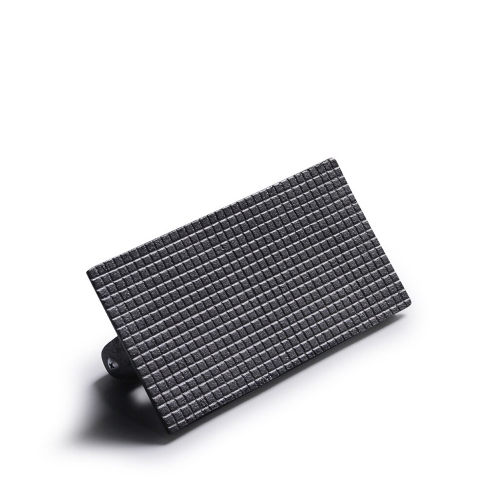 Meat Press Steak BBQ Cast Iron Weight Press Plate With Wooden Handle Grill