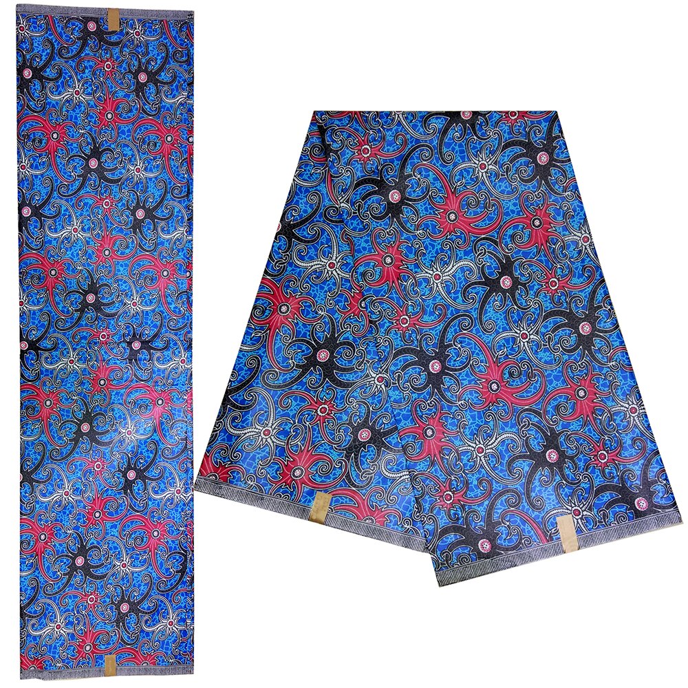 African Wax Print Fabric Wax real Cotton Fabric Ankara Batik Breathable tissu wax Fabric