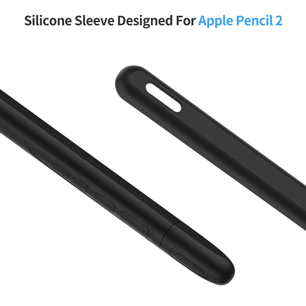 Universal Silicone Capacitive Pen Stylus Pen Case Protective Sleeve for Apples i-Pad Pencil 2 for 애플펜슬 팁 active stylus touch pen