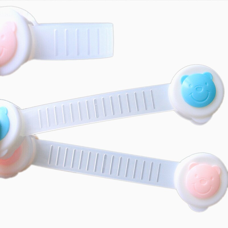 1 Pcs Baby Safety Care Lengthened bendy Security Fridge Cabinet Door locks Drawer Toilet Safety Plastic Lock For Child Kids