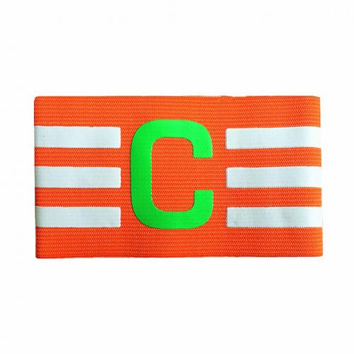 FußBall Kapitän Armbinde FußBall Wettbewerb Sport Spiel Führer Arm Band Abzeichen: Orange