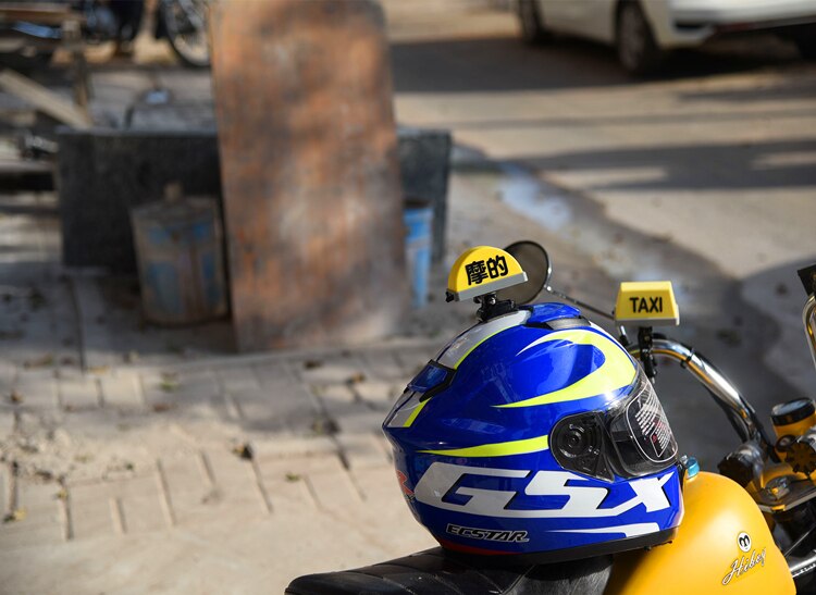 Motorfiets Usb Oplaadbare Taxi Teken Licht Indicator Decoratie Onderdelen