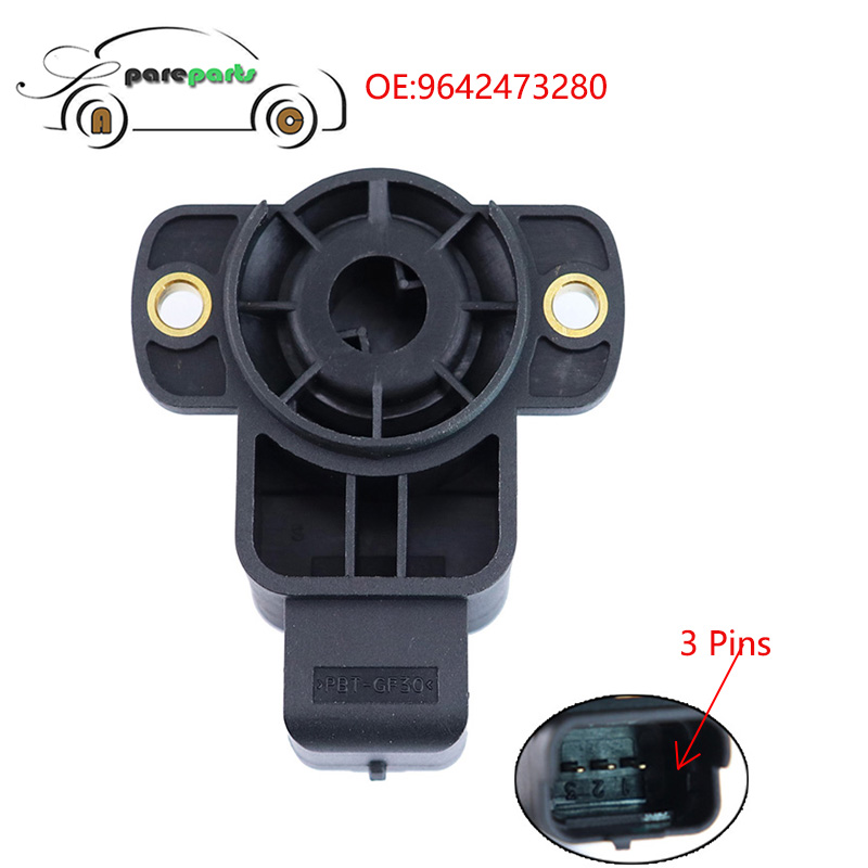 Throttle Position Sensor For Peugeot 206 307 406 607 806 Partner Partnerspace EXPERT Citroen C2 3 5 TPS 9642473280 9623840499