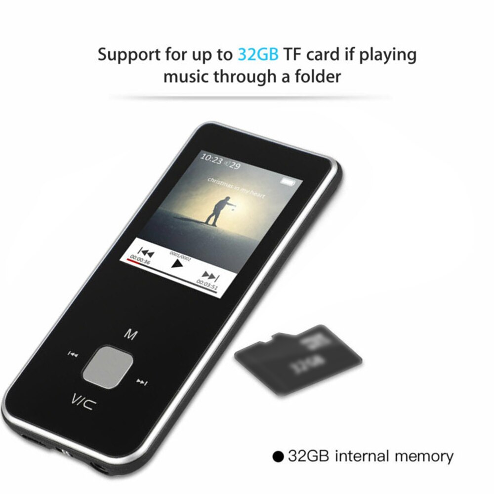 Voor IPod Stijl Draagbare 1.8 "LCD MP3 MP4 Music Video Media Player FM Radio Draagbare Kleurrijke MP3 MP4 speler Music Video: Black