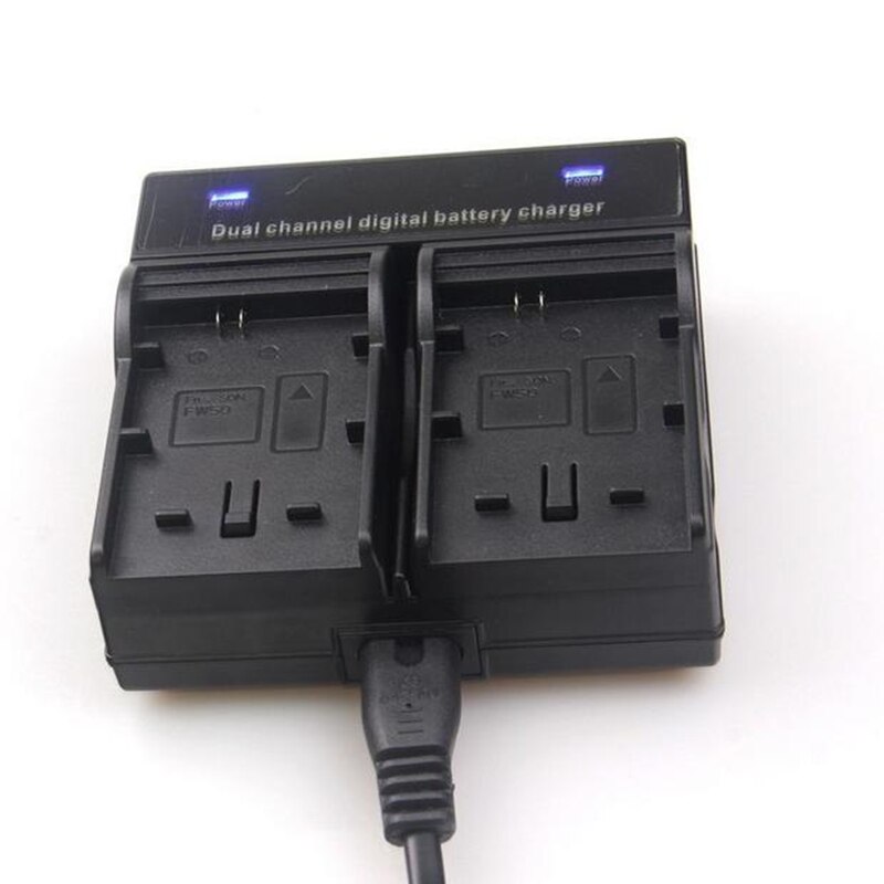 Caricabatterie a doppio canale per SONY NP-FV100 FV70 FV50 FH100 FH70 FH60 FH50 FP90 FP71 FP70 FP60 FP51 FP50