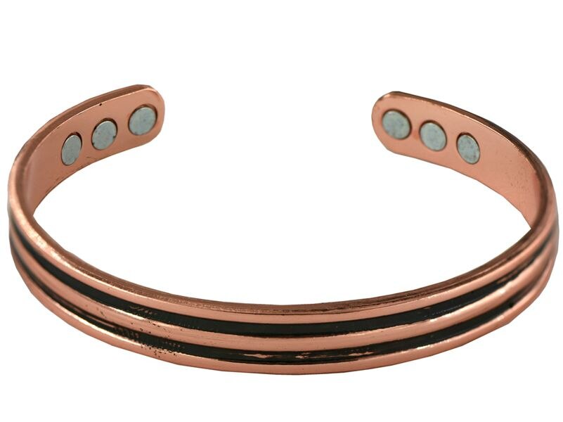 Health Care Bracelets For Women Copper Magnetic Bangle Magnet Bracelet Charm Jewelry as Cuff Open: YRQB002