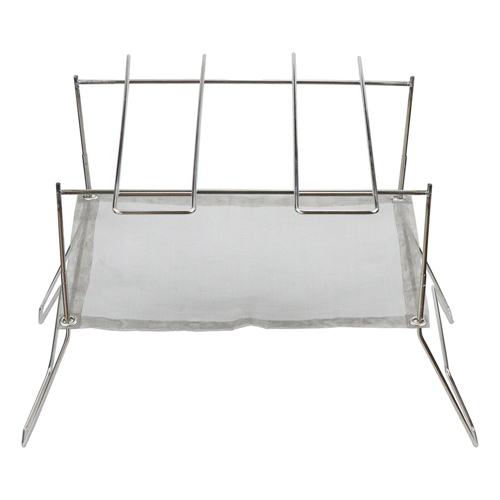 Mini Camping Stove BBQ Grills Stainless Steel Barbecue Grill Outdoor Picnic Kitchen Barbecue Grill for Garden Picnic Camp Hiking: Style1