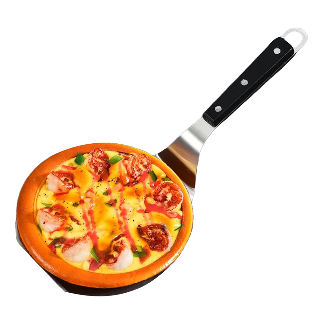 14" Stainless Steel Easy Clean Pizza Shovel Frying Peel Lifter Lifting Tool Pancake Spatula Paddle Kitchen Non-stick Baking