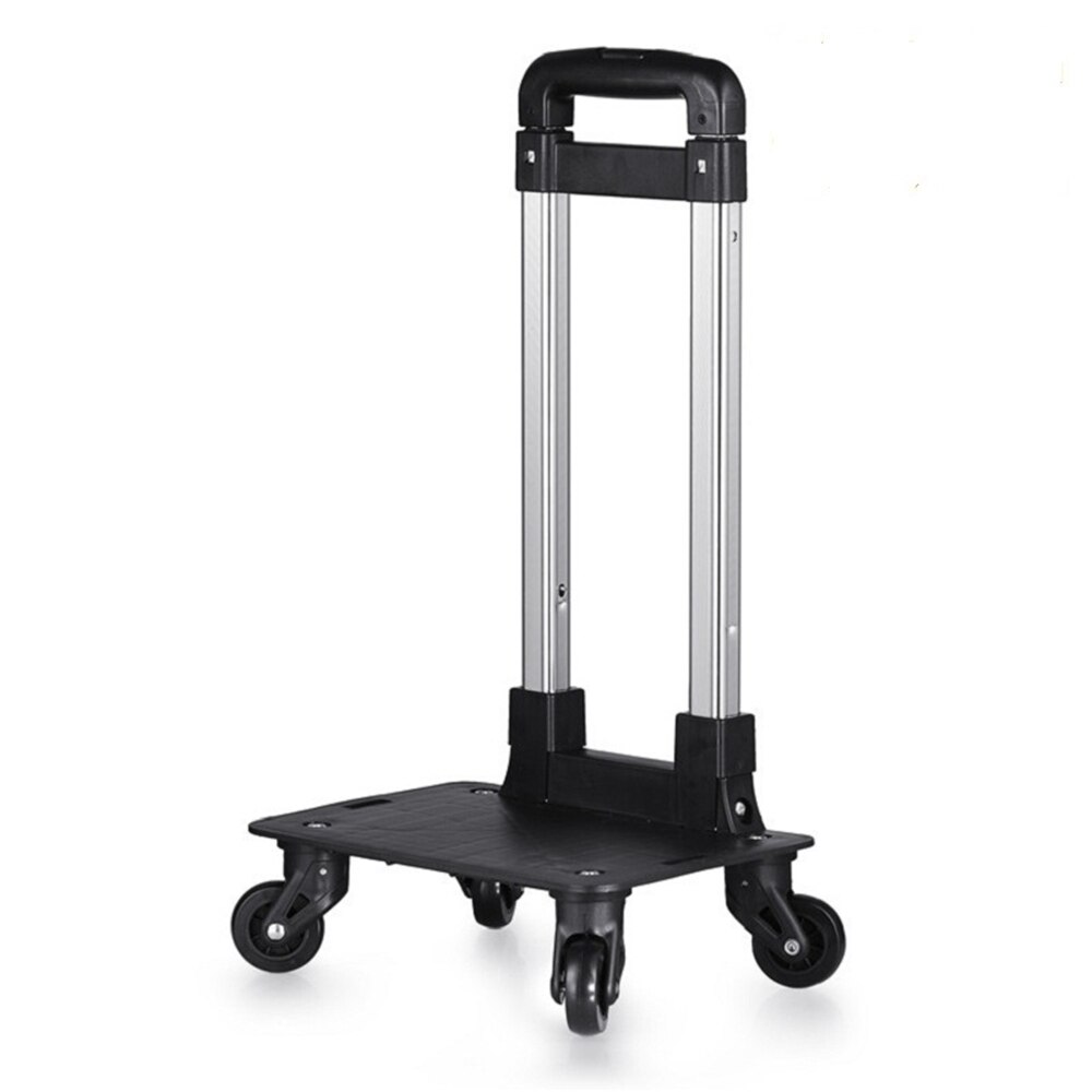 Folding Compact Lightweight Premium Luggage Cart Travel Backpack Trolley Hand Aluminium Alloy Non-Folding: P 1