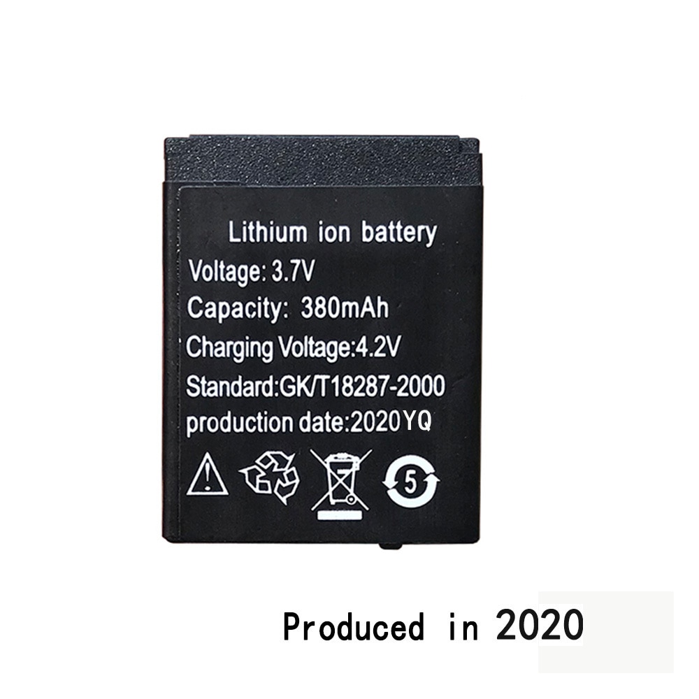 LQ-S1 3.7V 380Mah Oplaadbare Li-Ion Polymeer Batterij Voor Slimme Horloge AB-S1 Dj-09 DZ09 Gjd HKS-S1 FYM-M9 SCX-M9
