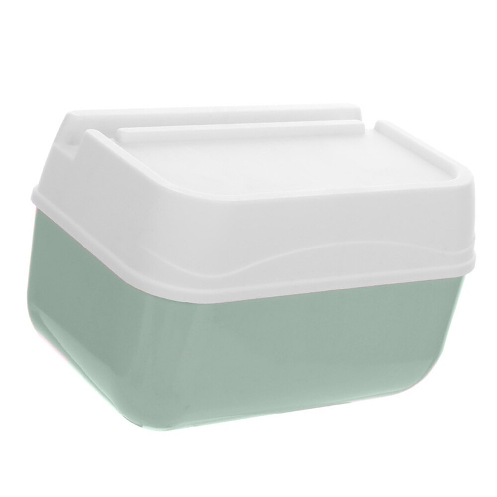 Bathroom Waterproof Tissue Box PP Bath Toilet Paper Holder Wall Mounted Paper Storage Box Double Layer Dispenser