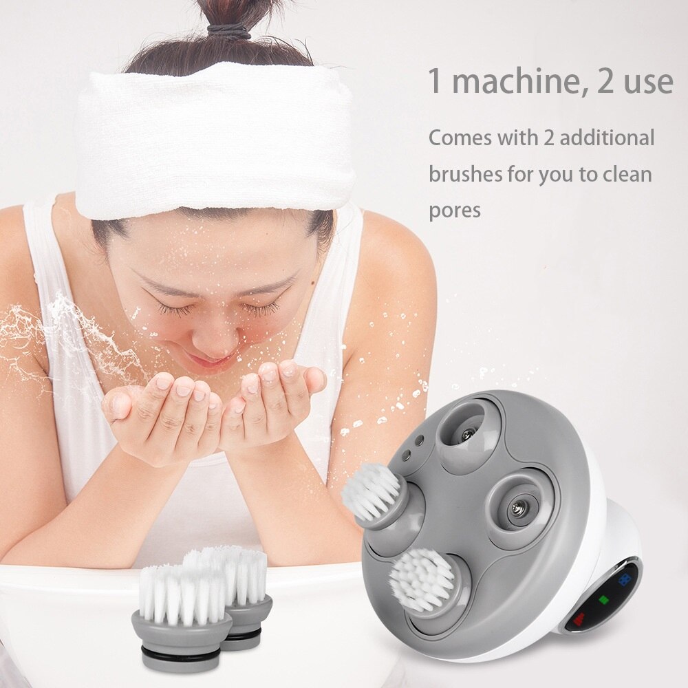 Masseur de cuir chevelu sans fil, masseur de tête imperméable avec pétrissage en profondeur des tissus pour la croissance des cheveux, nettoyage en profondeur et relaxation du Stress
