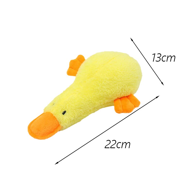 Teeth Cleaning Pet Dog Chew Toys for Small Medium Dogs French Bulldog Pug Squeaky Puppy Cat Plush Toy masoctas Shop Accessorios: Yellow Duckling