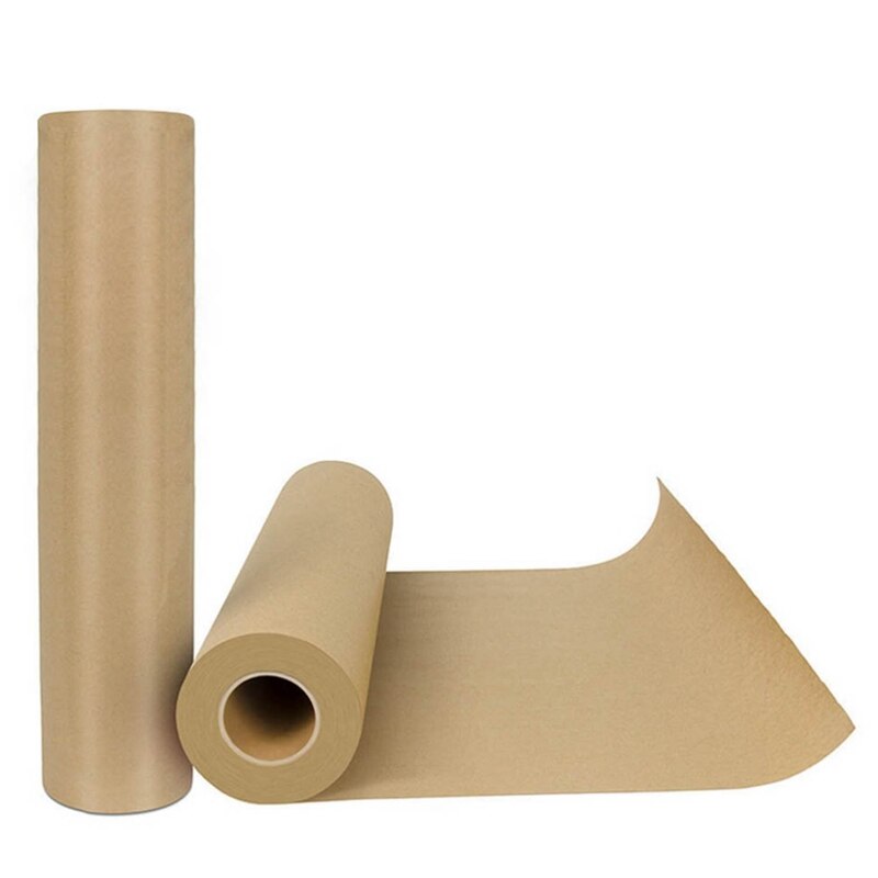 Metzger Kraft Papier Rolle Lebensmittel Klasse Verpackung Papier Alle Natürliche Fda Genehmigt Für Bbq Fleisch Kochen Papier in Langlebig Tragen rohr 1Pc