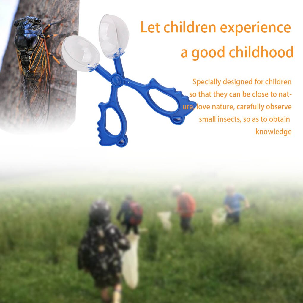 5pcs Bug Insect Catcher Scissors Handy Scoopers Clamp Plastic Tongs Tweezer Children Toy Set
