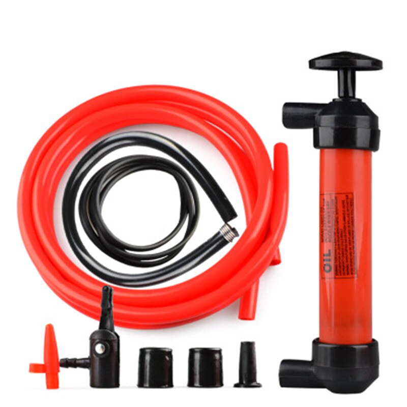 Jerrycan-tanque de combustible de plástico negro de 10 litros, depósito de gasolina de repuesto para coche, motocicleta, ATV, SUV, UTV: Oil extractor