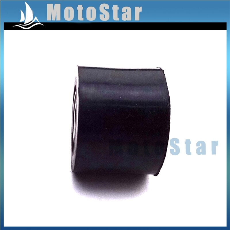 2x Motorcycle Rubber 10mm Zwart Keten Spanrol Roller Gids Voor Chinese Pit Trail Motor Dirt Bike