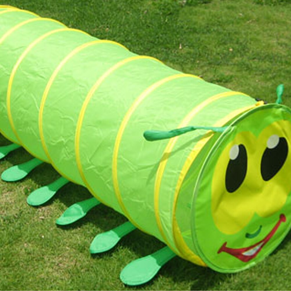 freundlicher Krabbeln Tunnel freundlicher Tunnel Raupe bilden Krabbeln Zelt drinnen draussen Spielen Spiel Zelte Spielzeug Rohr Zufällige Farbe