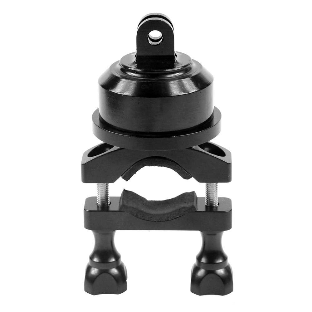 Helmet 360 Degree Automatic Rotation Base Mount Adapter for 22-32mm Arm Tube for Gopro 8 7 6 5 4Session yi Cycling Skydiving Ski: black no logo