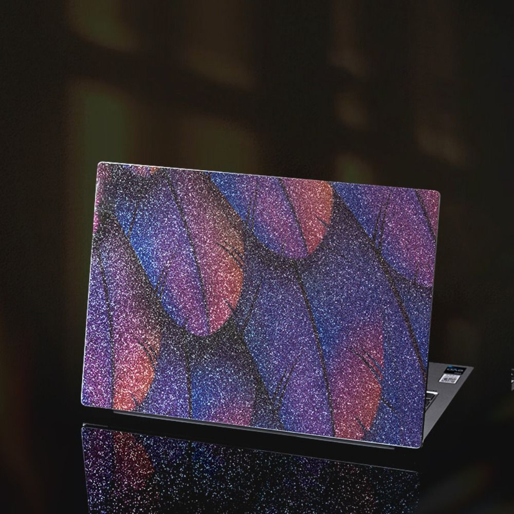 16inch Laptop Stickers Cover Shining Skins DIY Waterproof Ultrabook Decorate Decal for Macbook /HP / Dell / Lenovo / Acer: black
