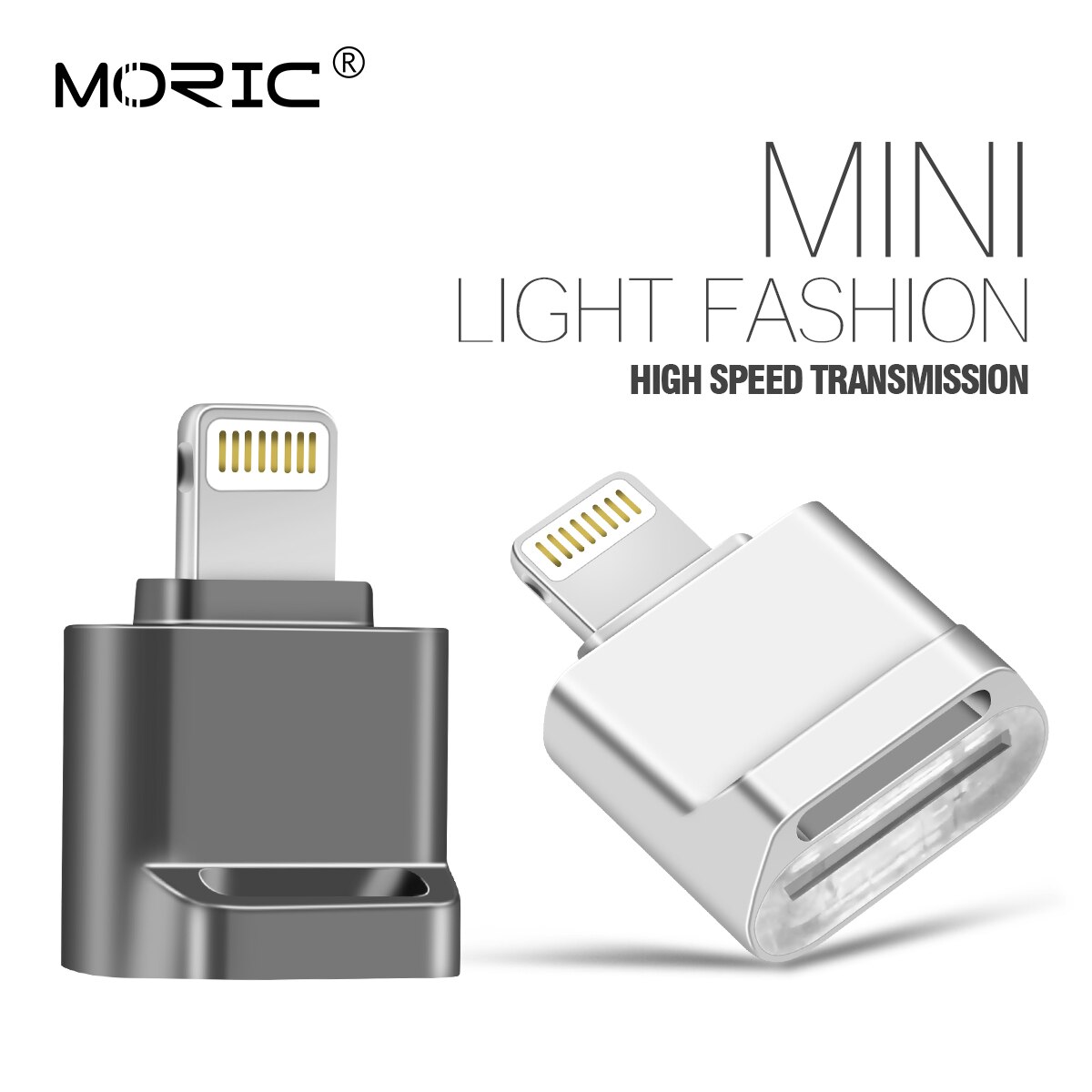 Mini clé Usb 2 en 1 pour iOS, support à mémoire de forme, compatible avec iPhone 6/6s/6Plus/7/7Plus/8/X