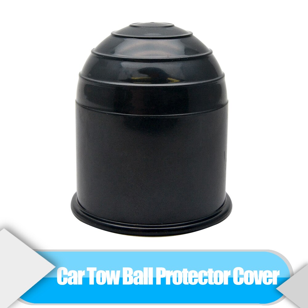 Couvercle de boule de remorquage en plastique pour voiture attelage de remorquage remorque de caravane boule de remorquage protéger 50mm accessoires de remorque outil de réparation noir