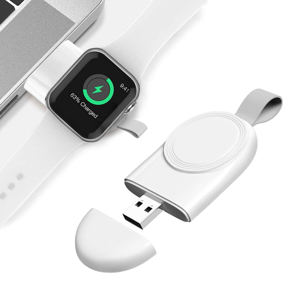 Trådlös laddare för apple watch 6 5 4 3 se -serien iwatch tillbehör bärbar usb-laddningsdockningsstation apple watch laddare