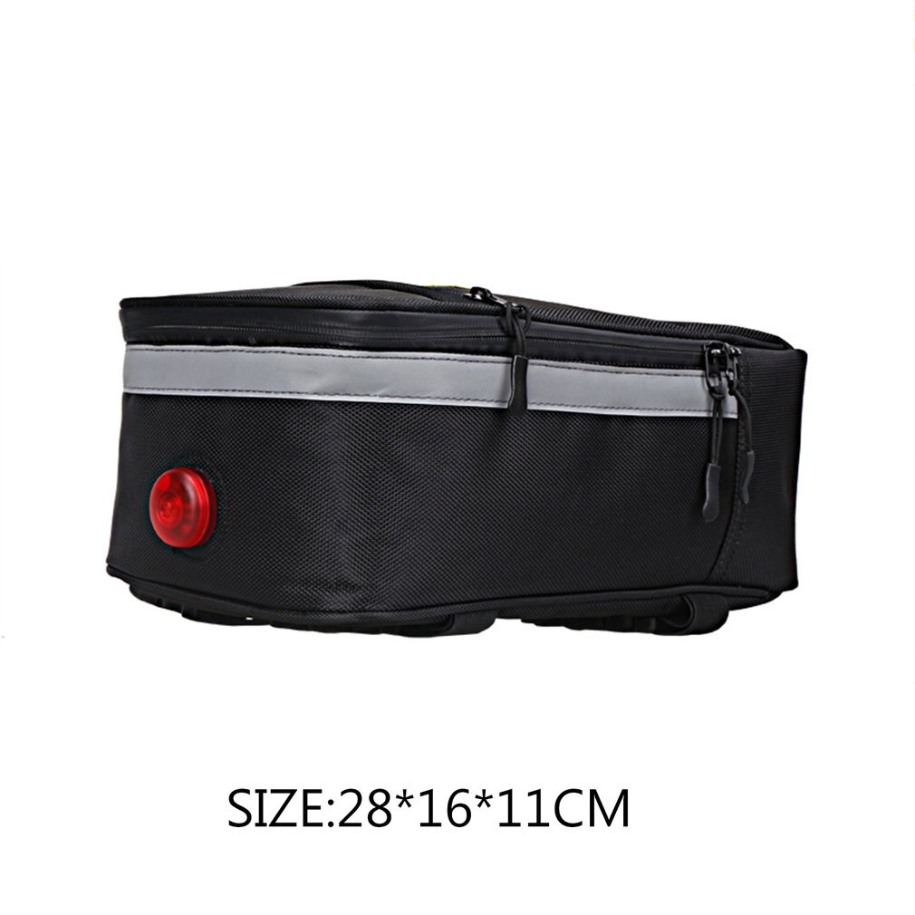 B-SOUL Multifunctional Bicycle Rear Seat Bag Waterproof Outdoor Trunk Bag Rear Bike Panniers Mountain Bike Accessories
