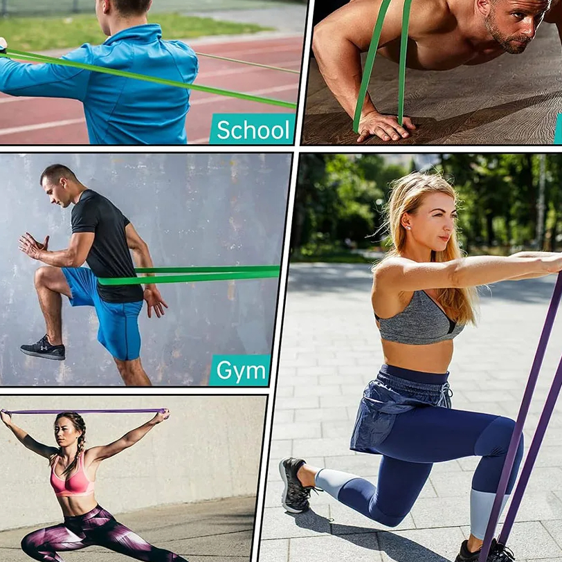 Widerstand Band Heavy Duty Latex Sport Elastische Gürtel Pull Up Assist Bands Für Pilates Workout Fitness Form Körper Home Gym