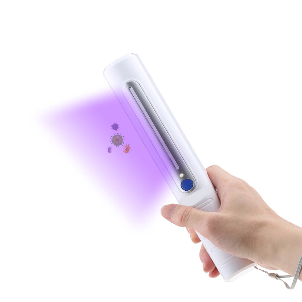 ledet uv bakteriedrepende lampe bærbar håndholdt steriliseringsstav desinfisering pinne tannbørste desinfiseringsmiddel uv lampe desinfeksjon lys