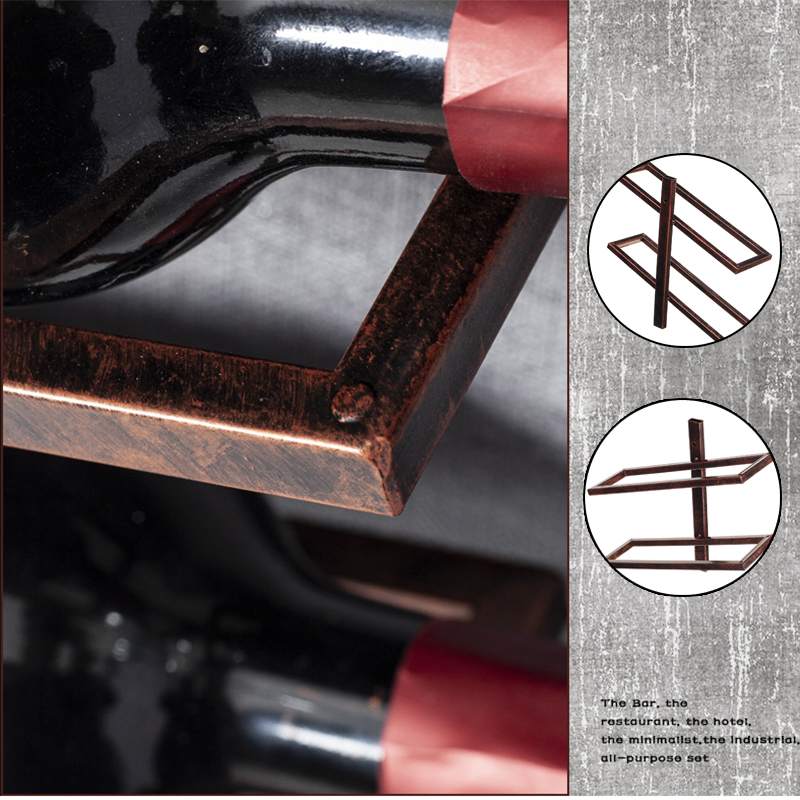 Modern Iron Wine Rack Wall Mounted Wine Holder Home Bar Cabinet Wine Glass Hanging Holder Storage Organizer Rack Home Furniture