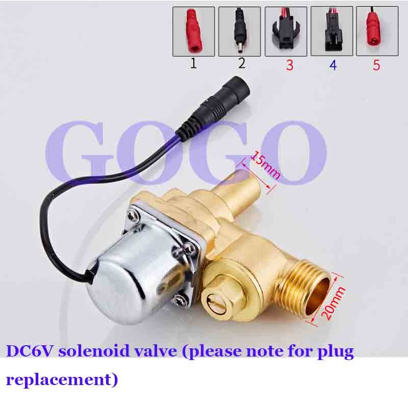 6V concealed urinal sensor, flush valve, faucet solenoid valve, urinal, urinal flusher accessories: 7