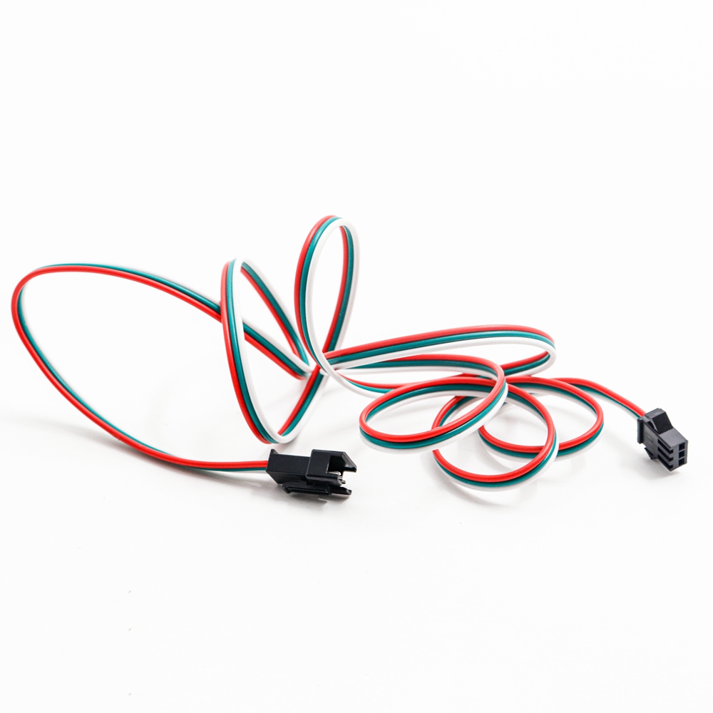 Câble d'extension mâle et femelle 22awg, 2 broches/3 broches/4 broches/5 broches, connecteur JST pour bande lumineuse LED RGB WS2811 WS2812B WS2815 5050