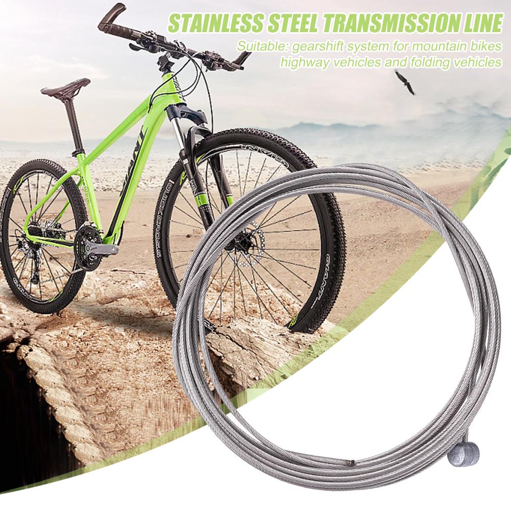 2.3M Bicycle Shifter Cable Brake Cable MTB Road Bike Fixed Gear Shift Gear Cable Core Inner Wire Steel Derailleur Speed Line