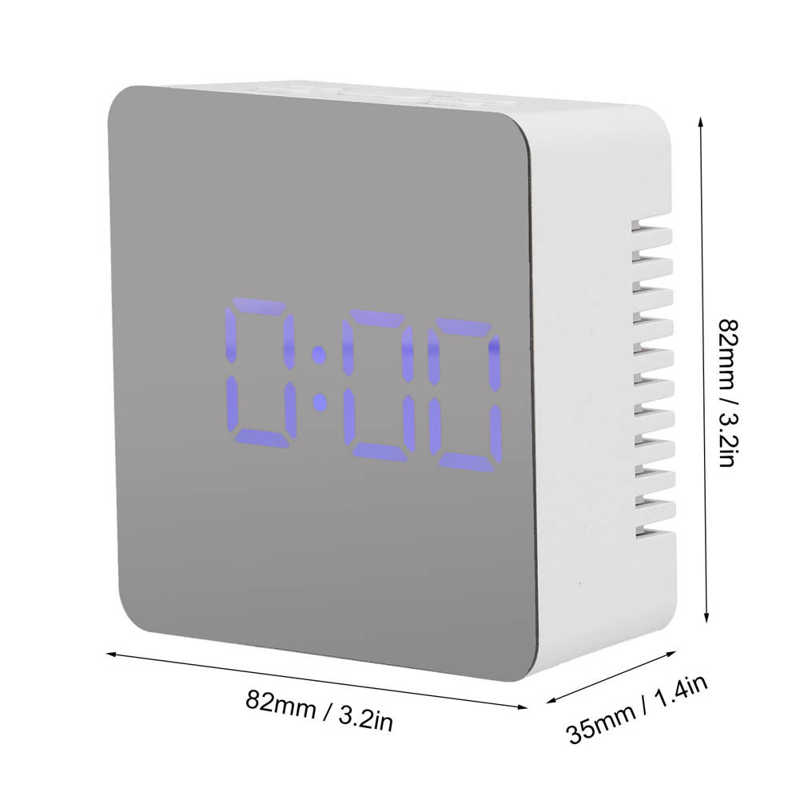 Smart Clock Mirror Clock LED for Living Room for Bedroom for Office