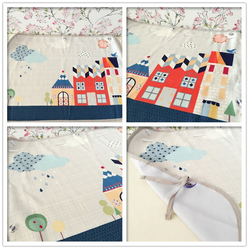 Car Sun Shades Car Window Shades for Rear and Side Window Car Heat Shield Protect Baby Window Shade Adjustable Sunscreen Curtain: 2