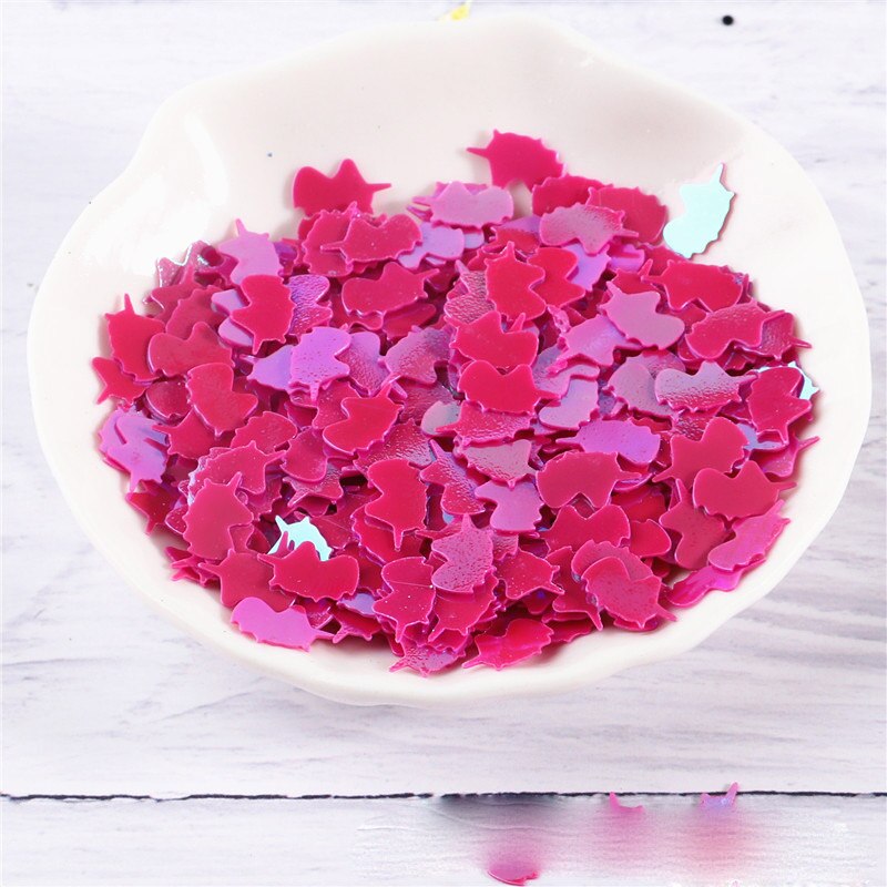 5*8mm eenhoorn hoofd nagel pailletten handleiding diy materiaal feestdecoratie pailletten pvc bulk pailletten kledingaccessoires  jj319: 18