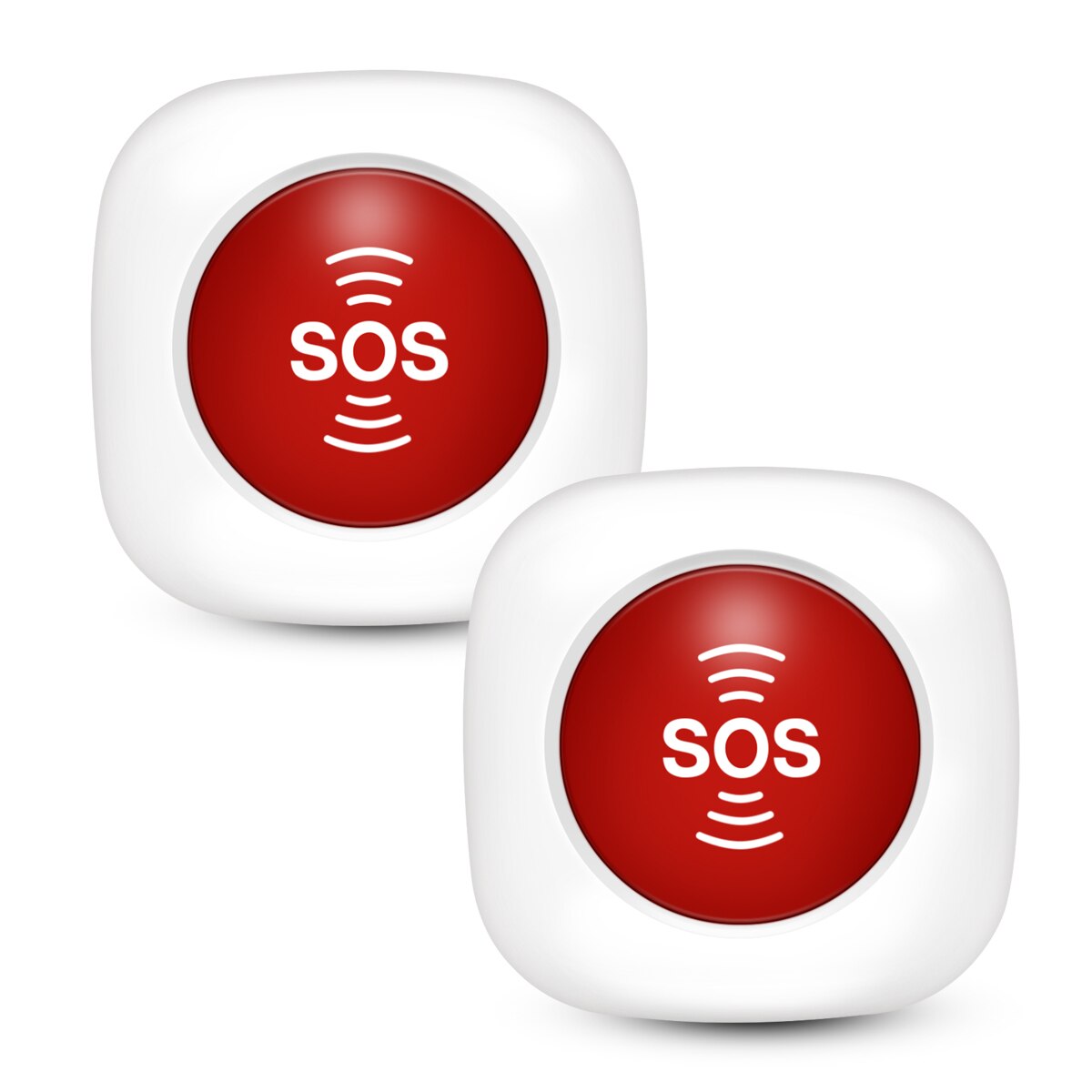 On Site Emergency Alarm Wireless 4 PCS SOS Press Tuya Emergent Button Compatible With Home Security Host