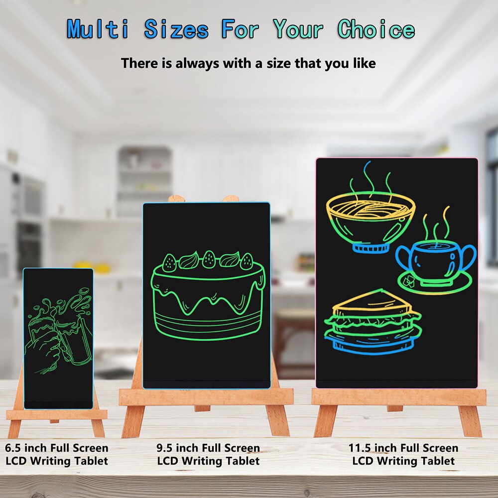 11.5/9.5Inch Ultrathin Drawing Board Full LCD Screen Writing Tablet Digital Graphic Electronic Handwriting Pad for Work and Home