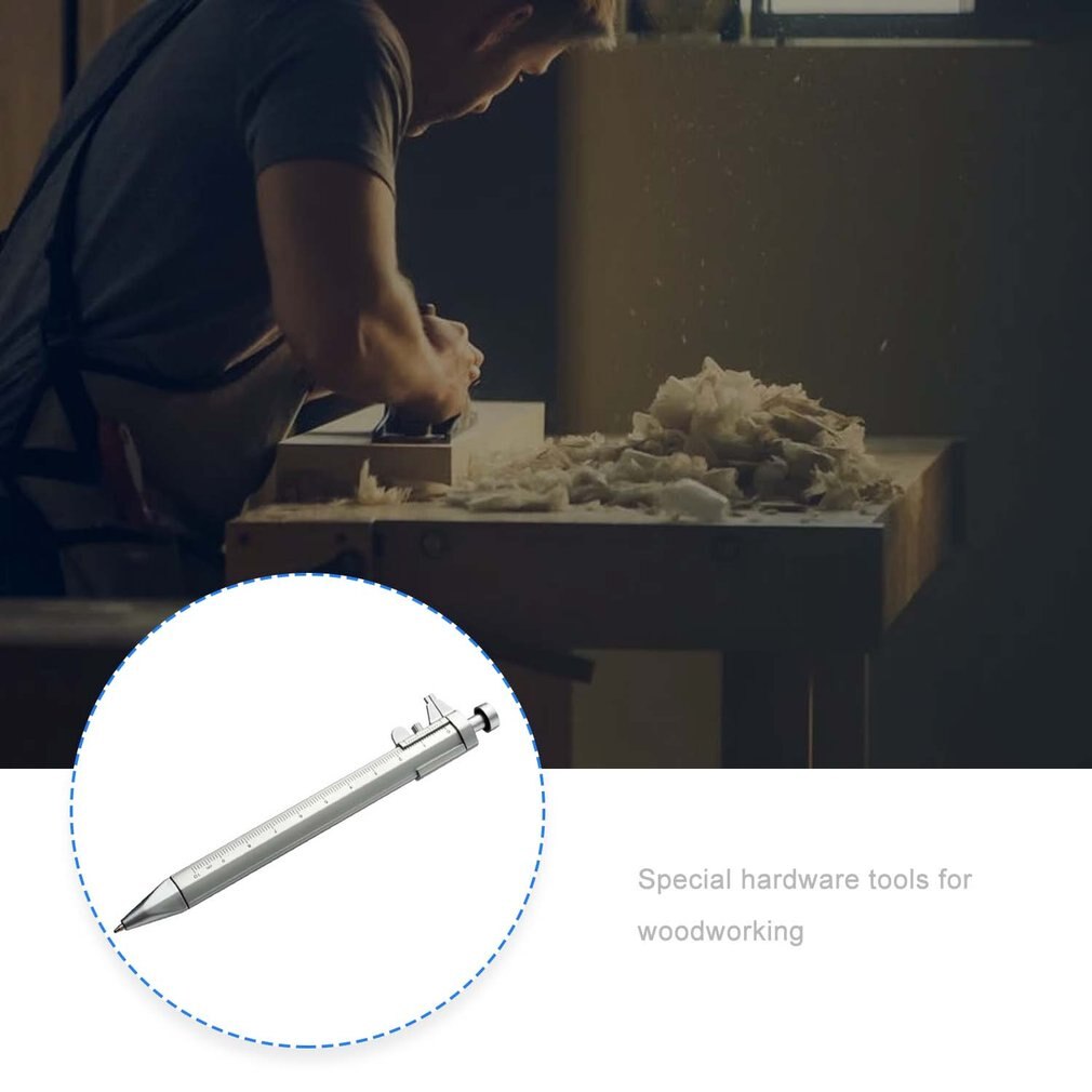 Multifunction Gel Ink Pen Vernier Caliper Roller Ball Pen Stationery Ball-Point Ball-Point 0.5mm