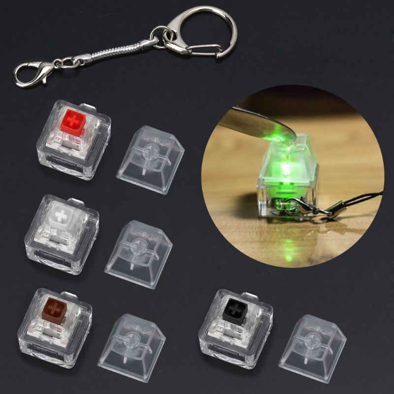 Kailh Box Switch Mechanical Switch Keychain For Keyboard Switches Tester Kit Without LED Light Toys Stress Relief