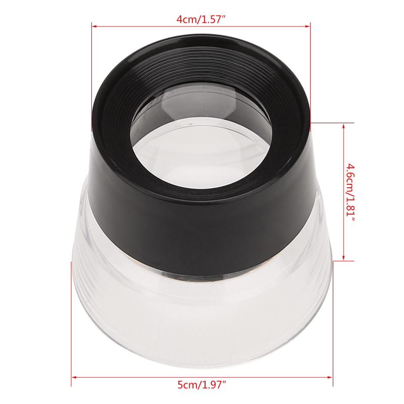 Desktop Magnifier 10X Jewelry Eye Loop Monocle- Pocket Glass Watch