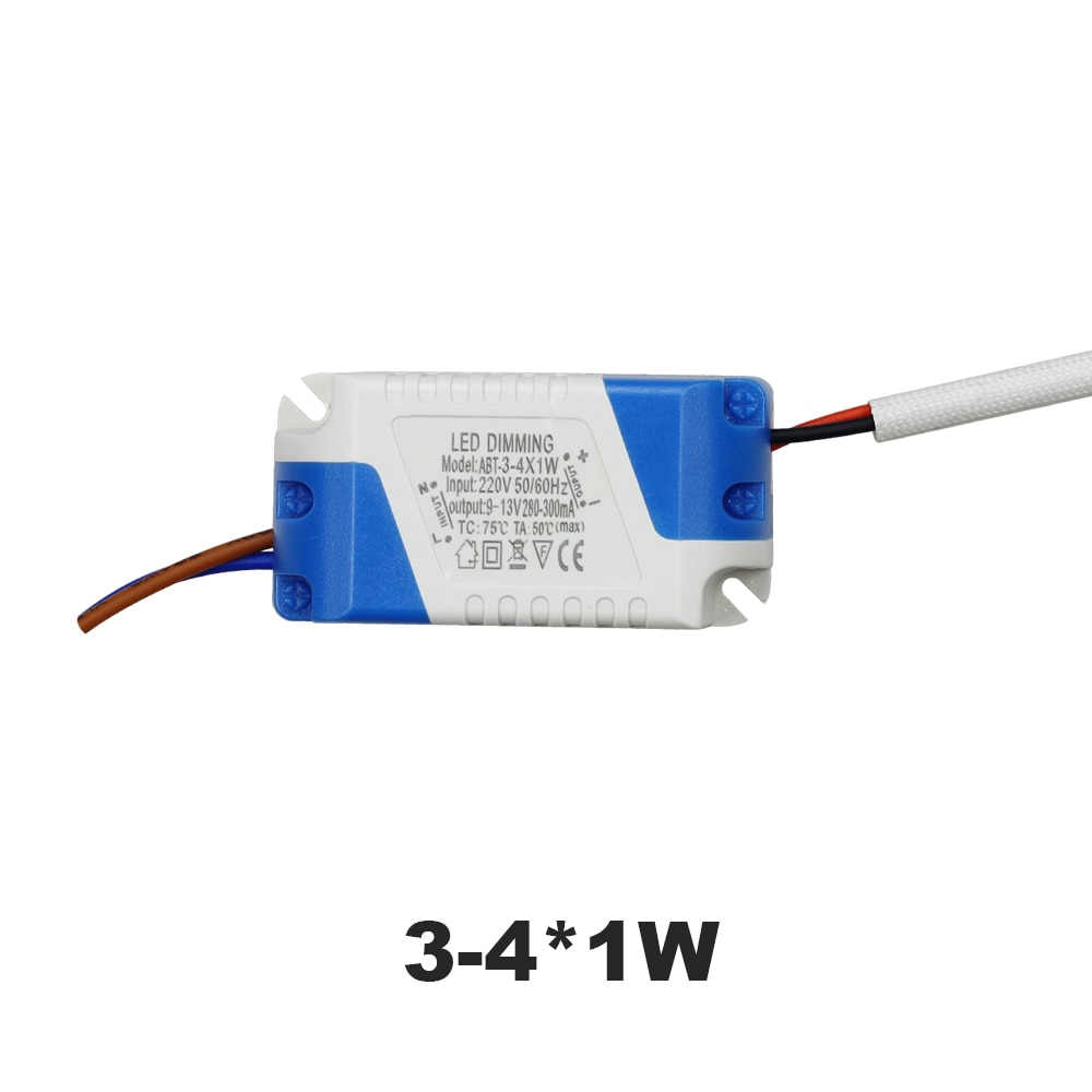 LED Driver Power Supply Unit Dimmable 3W 5W 7W 15W 15-24W led adapter transformador 220v 110v 300mA For LED Strip Downlight lamp