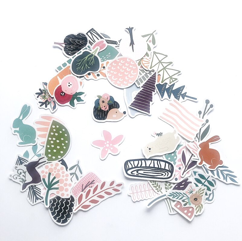 50Pcs/pack Cute Self-made Fresh VSCO Stickers For DIY Diary Fridge Skateboard Laptop Luggage Guitar